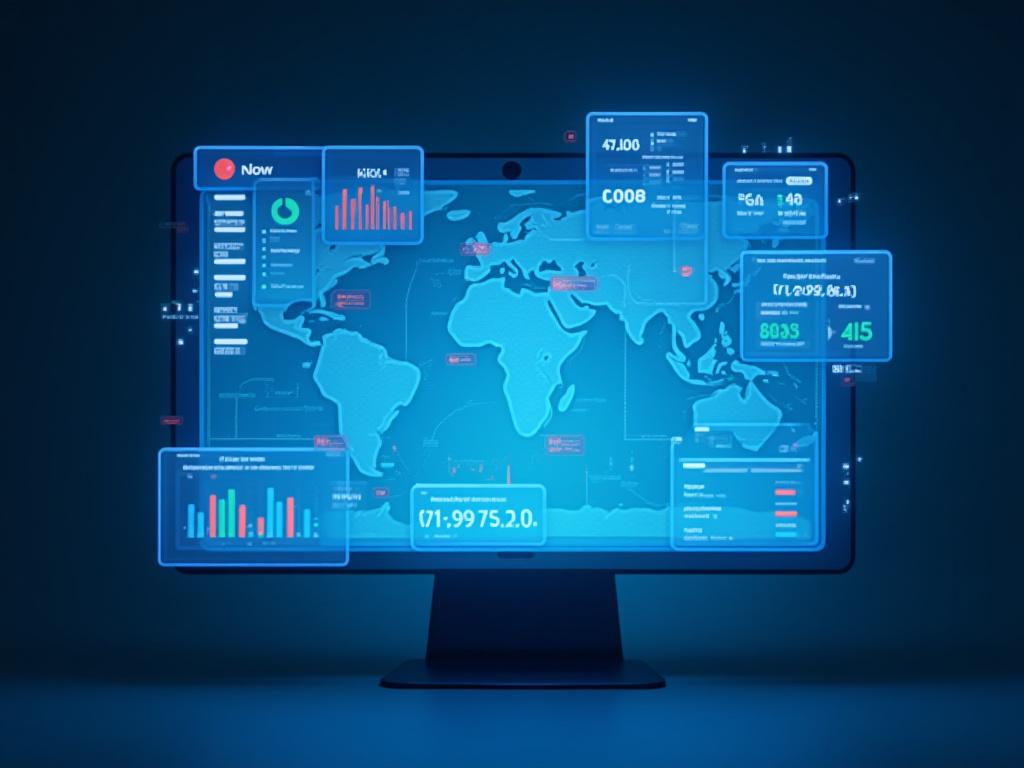 Global stock and index trading platform interface